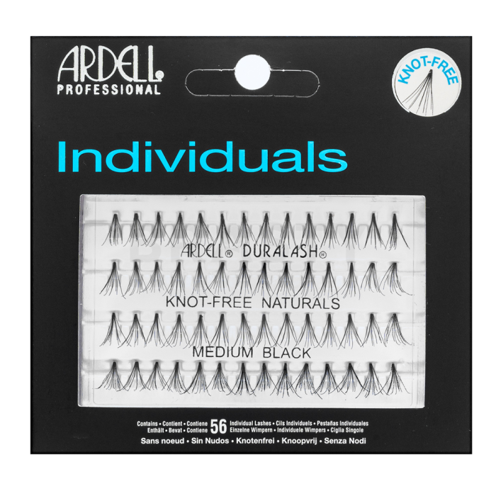 Ardell Individuals Naturals Knot-Free Flares Soft Touch Medium Black 56 U