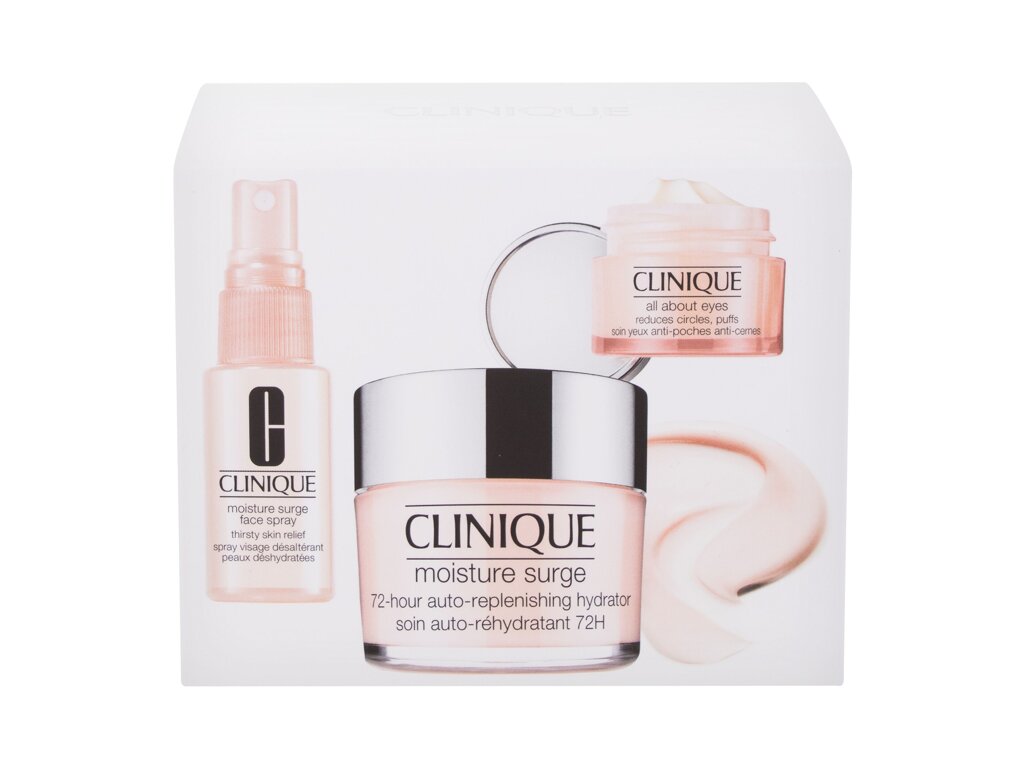 Clinique Ultra Hydration Moisture Surge Gift Set 30ml Moisture Surge Spray + 15ml All About Eyes + 125ml Moisture Surge 100H Auto Replenishing Hydrator