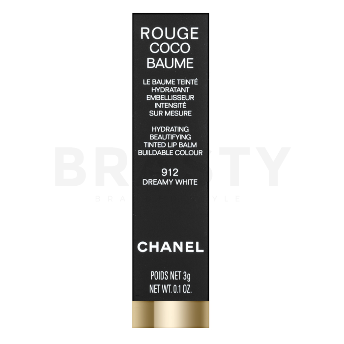Chanel Rouge Coco Baume Hydrating Conditioning Lip Balm 912-Dreamy White Chanel Rouge Coco Baume Hydrating Conditioning Lip Balm 912-Dreamy White