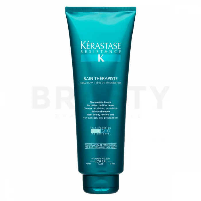 Kerastase Resistance Bain Therapiste Balm In Shampoo Fiber Quality Renewal Care 450ml - for Very Damaged Over Processed Hair Kerastase Resistance Bain Therapiste Balm In Shampoo Fiber Quality Renewal Care 450ml – for Very Damaged Over Processed Hair