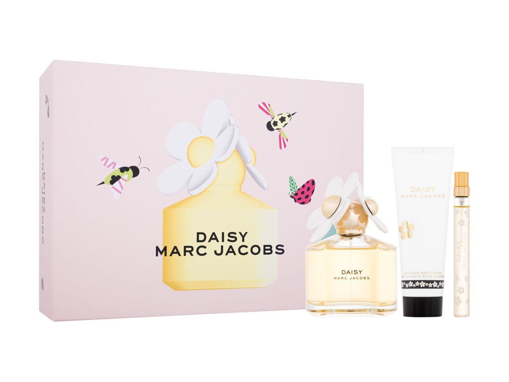 Marc Jacobs Daisy Geschenkset 100ml EDT + 75ml Körperlotion + 10ml EDT Marc Jacobs Daisy Geschenkset 100ml EDT + 75ml Körperlotion + 10ml EDT