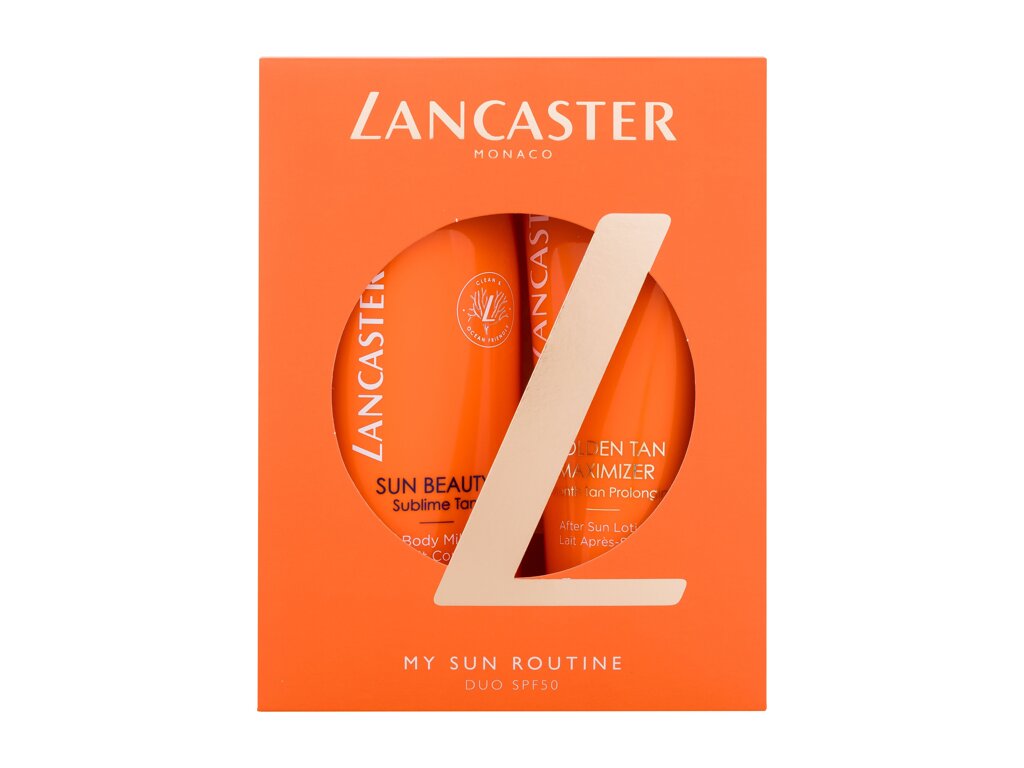 Lancaster My Sun Routine Gift Set – Sun Beauty Sublime Tan SPF 50 Body Milk 175ml +  Golden Tan Maximizer After Sun Lotion 125ml