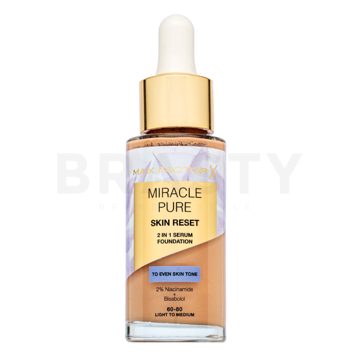 Max Factor Miracle Pure Sérum Con Color 60 - 80-Light to Medium 30ml Max Factor Miracle Pure Sérum Con Color 60 – 80-Light to Medium 30ml