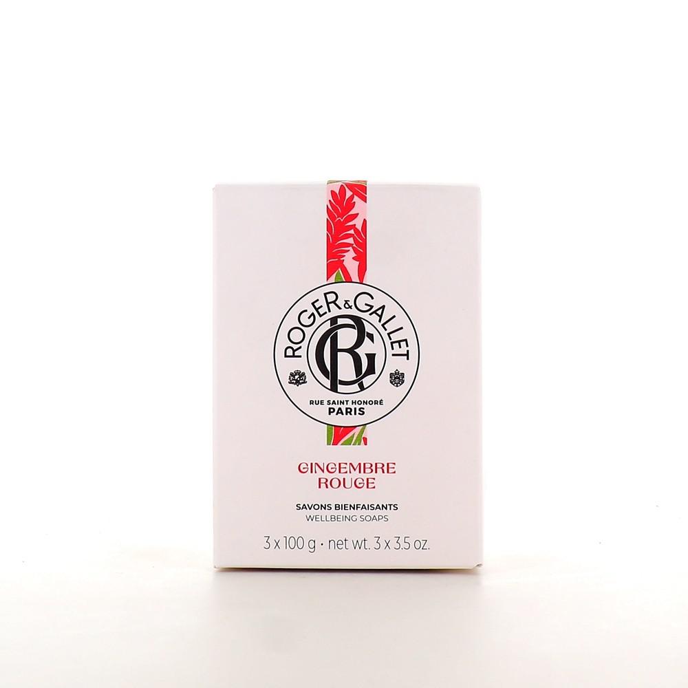 Roger & Gallet Gingembre Rouge Soap 3 x 100g