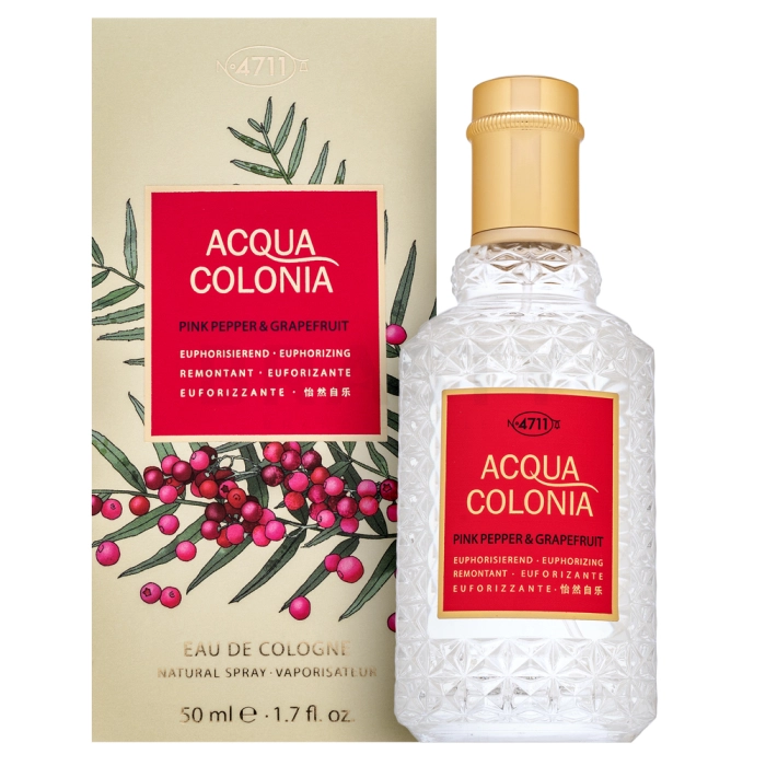 Mäurer & Wirtz 4711 Acqua Colonia Pink Pepper & Grapefruit Eau de Cologne 50ml Spray Mäurer & Wirtz 4711 Acqua Colonia Pink Pepper & Grapefruit Eau de Cologne 50ml Spray