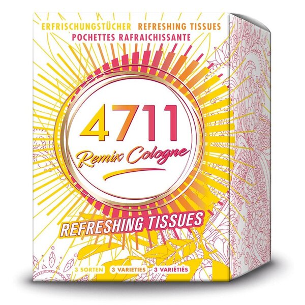 4711 Remix Cologne Refreshing Tissues 10pack 4711 Remix Cologne Refreshing Tissues 10pack