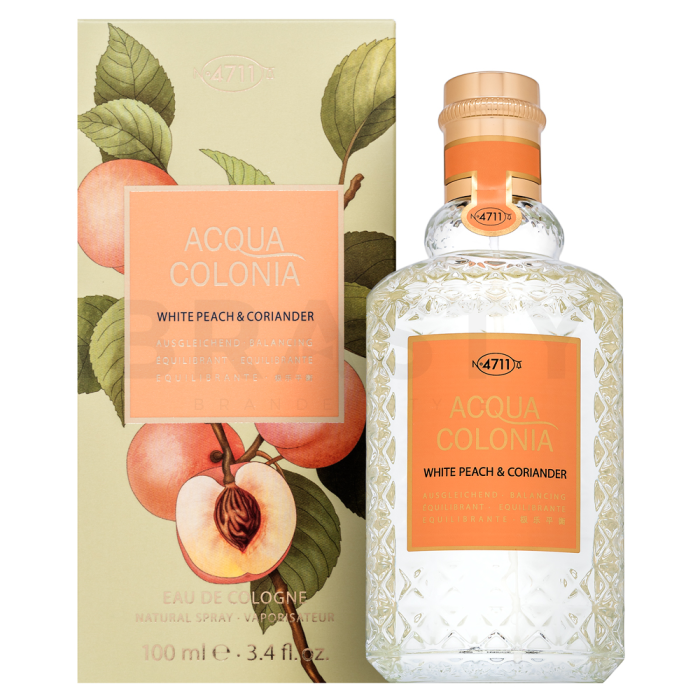 Mäurer & Wirtz 4711 Acqua Colonia White Peach & Coriander Eau de Cologne 100ml Spray Mäurer & Wirtz 4711 Acqua Colonia White Peach & Coriander Eau de Cologne 100ml Spray
