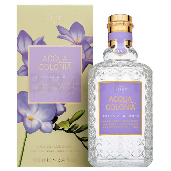 Mäurer & Wirtz 4711 Acqua Colonia Freesia & Musk Eau de Cologne 100ml Spray Mäurer & Wirtz 4711 Acqua Colonia Freesia & Musk Eau de Cologne 100ml Spray