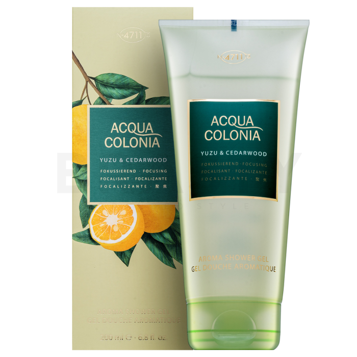 Mäurer & Wirtz 4711 Acqua Colonia Yuzu & Cedarwood Shower Gel 200ml Mäurer & Wirtz 4711 Acqua Colonia Yuzu & Cedarwood Shower Gel 200ml