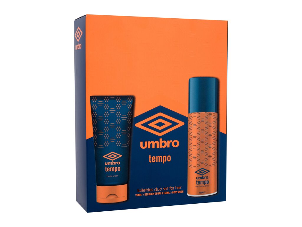 Umbro Velocita Gift Set 150ml Body Spray + 150ml Body Wash