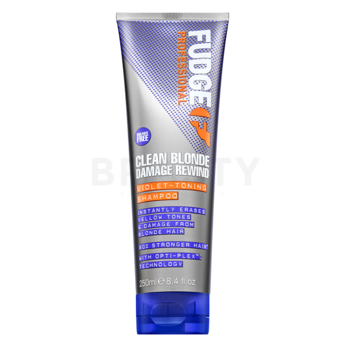 Fudge Clean Blonde Damage Rewind Violet Toning Shampoo 250ml
