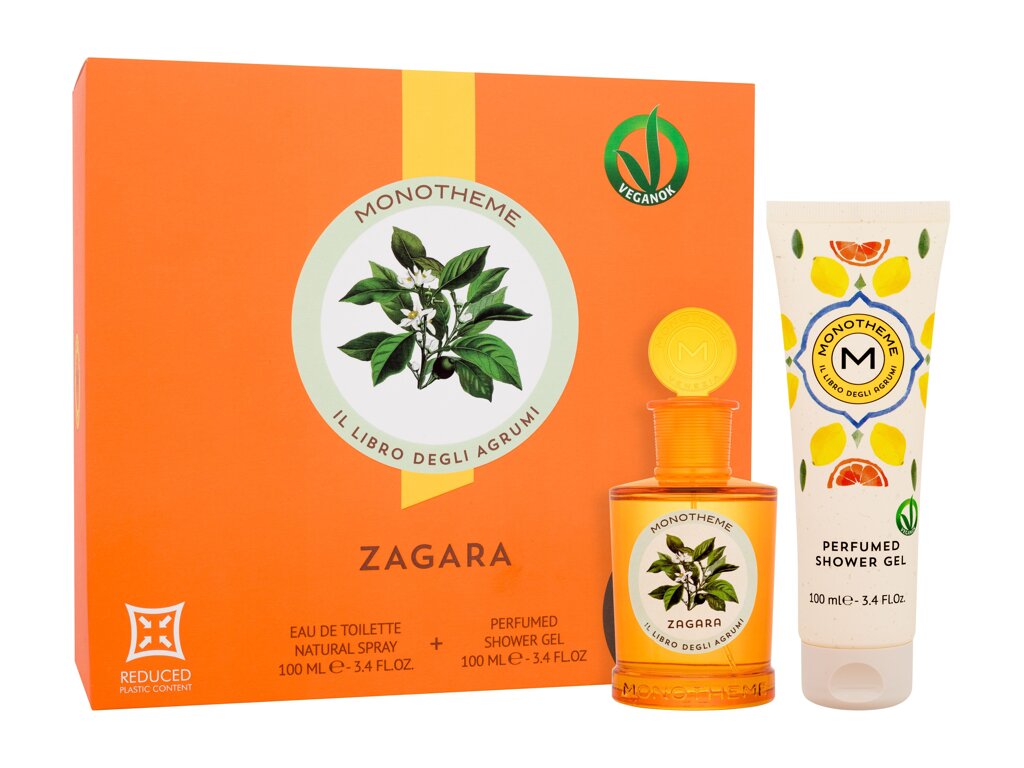 Monotheme Zagara Gift Set 100ml EDT + 100ml Shower Gel Monotheme Zagara Gift Set 100ml EDT + 100ml Shower Gel