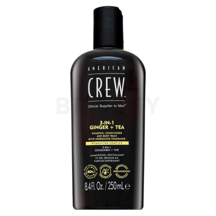American Crew 3-In-1 Ginger + Tea Shampoo 250ml