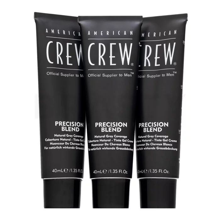 American Crew Precision Blend Natural Grey Coverage Trio Pack 3 x 40ml Medium Natural
