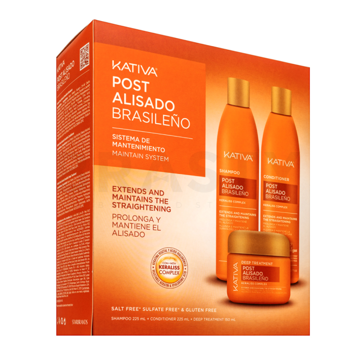 Kativa Profesional Post Alisado Brasileño Lote 3 Piezas