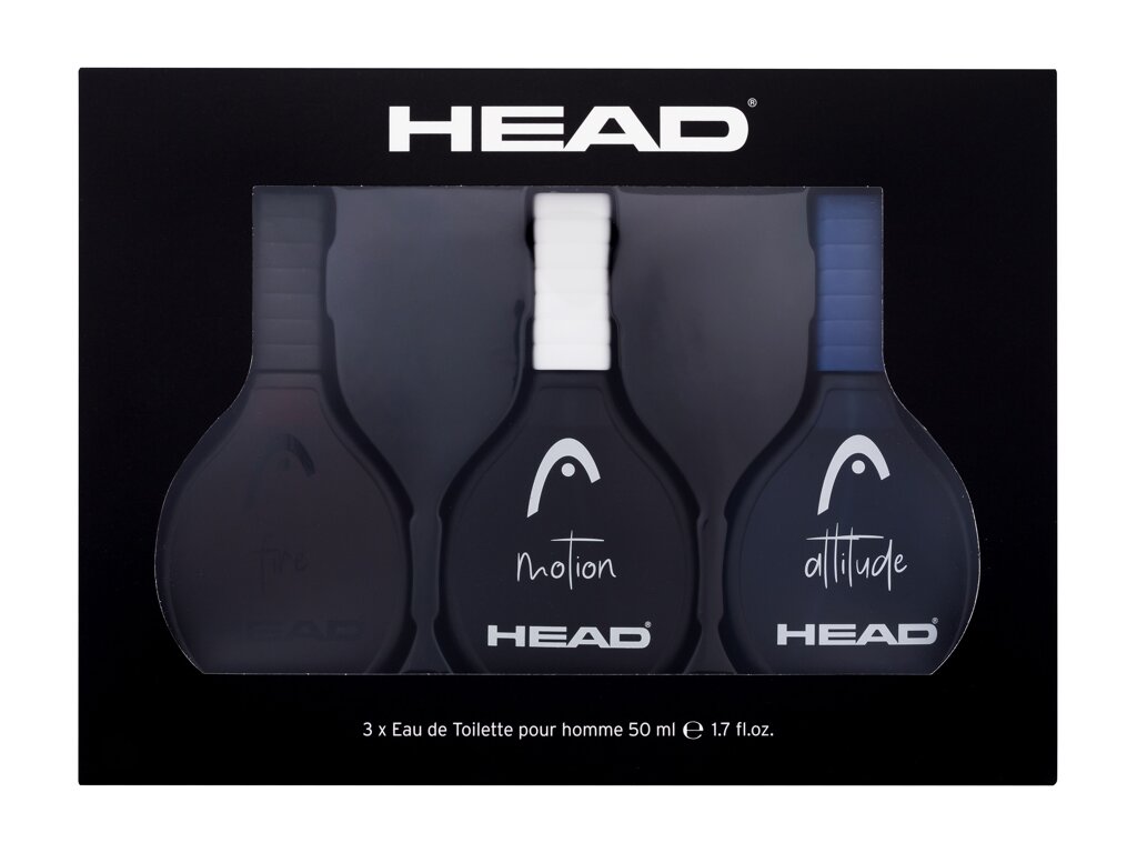 Head Men 3 Piece Gift Set: Attitude EDT 50ml – Fire EDT 50ml – Motion EDT 50ml
