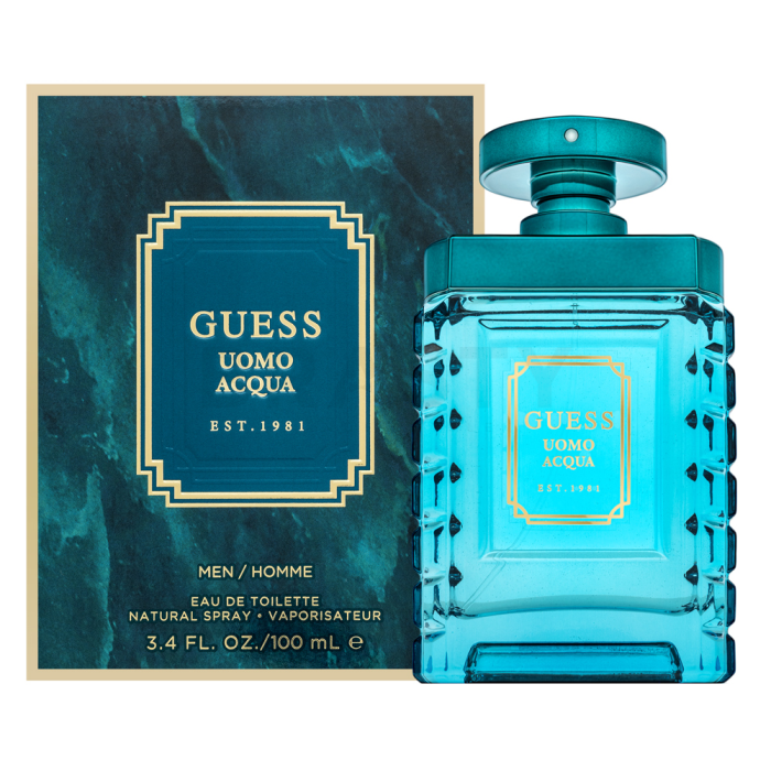 Guess Uomo Acqua Eau de Toilette 100ml Spray Guess Uomo Acqua Eau de Toilette 100ml Spray