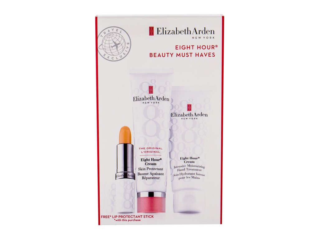 Elizabeth Arden Eight Hour Cream Geschenkset 50 ml Creme + 75 ml Handcreme + 3.7 g Lippenpflegestift LSF 15