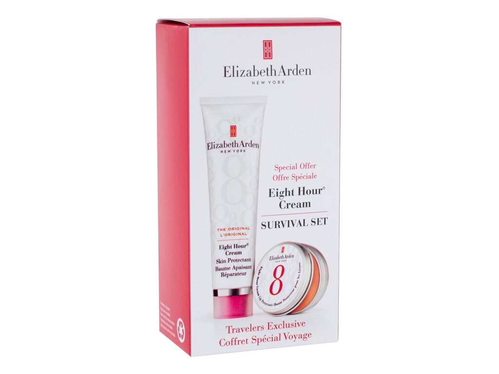 Elizabeth Arden Eight Hour Cream Gift Set 50ml Skin Protectant + 14ml Lip Protectant