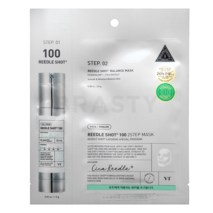 VT Cosmetics Reedle Shot 100 2-Step Face Mask - 1 Face Mask (25g) VT Cosmetics Reedle Shot 100 2-Step Face Mask – 1 Face Mask (25g)