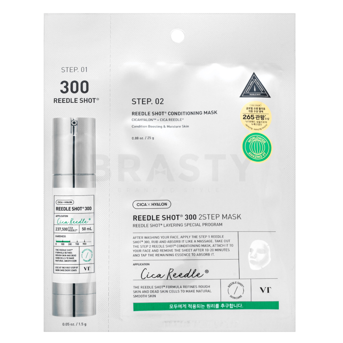 VT Cosmetics Reedle Shot 300 2-Step Mask - 1 Mask (25g) VT Cosmetics Reedle Shot 300 2-Step Mask – 1 Mask (25g)